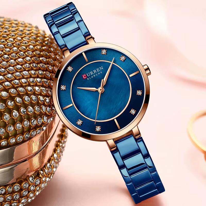 Сurren 9051 Rose Gold-Blue STOPPED - Зображення 3
