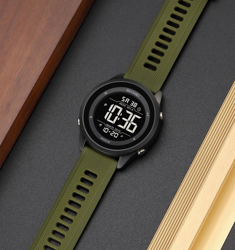 Skmei 2498PAGBK Army Green-Black - Зображення 3