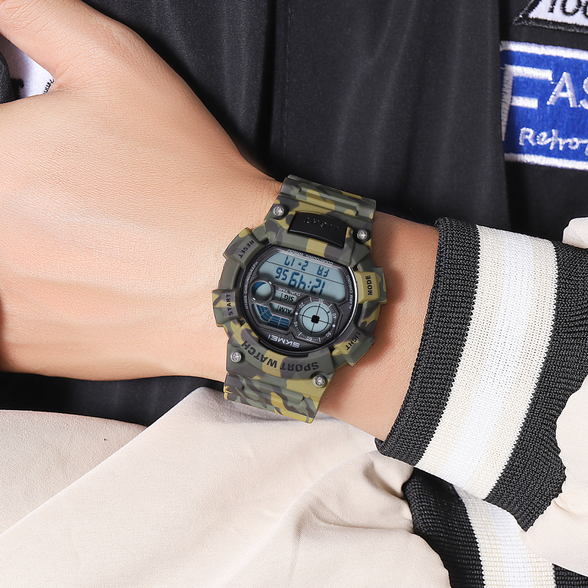 Skmei 2403CMGN Camo Green STOPPED - Зображення 5
