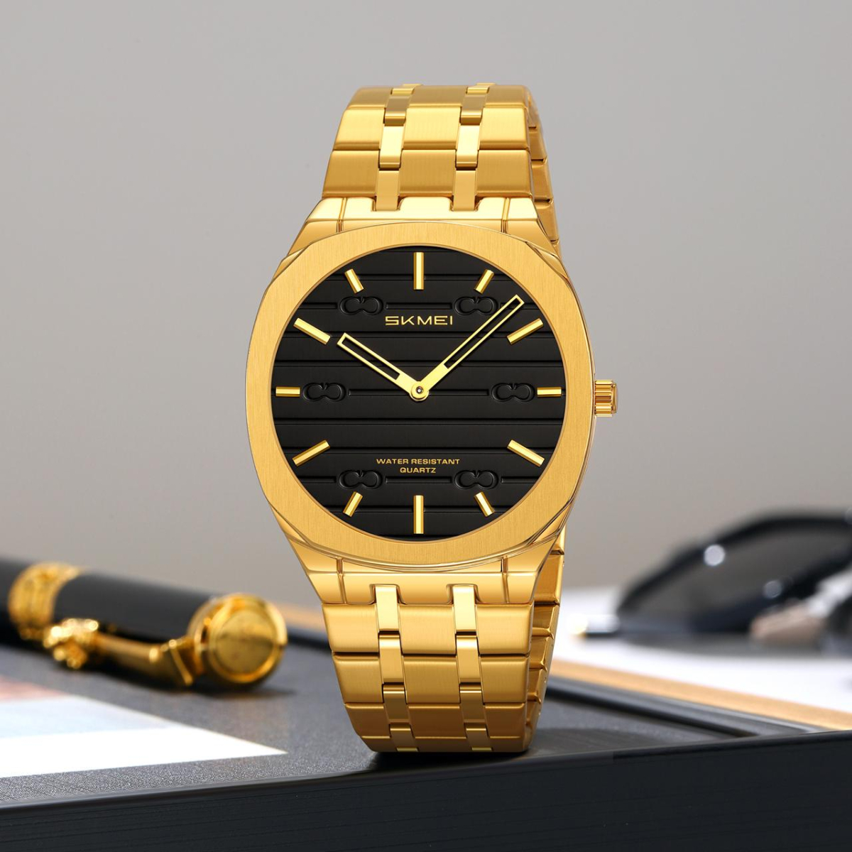 Skmei 9372GDBK Gold-Black - Зображення 3