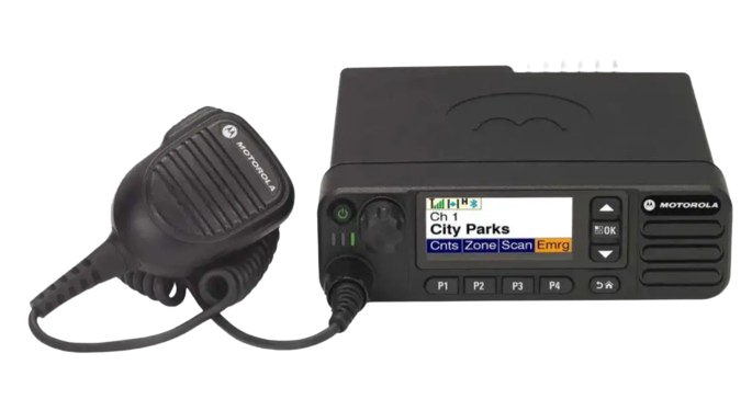 Рація автомобільна MOTOROLA DM4600E VHF / UHF з AES 256, цифрова 45w