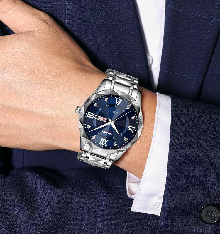 Skmei 9369SIBU Silver-Blue - Зображення 4