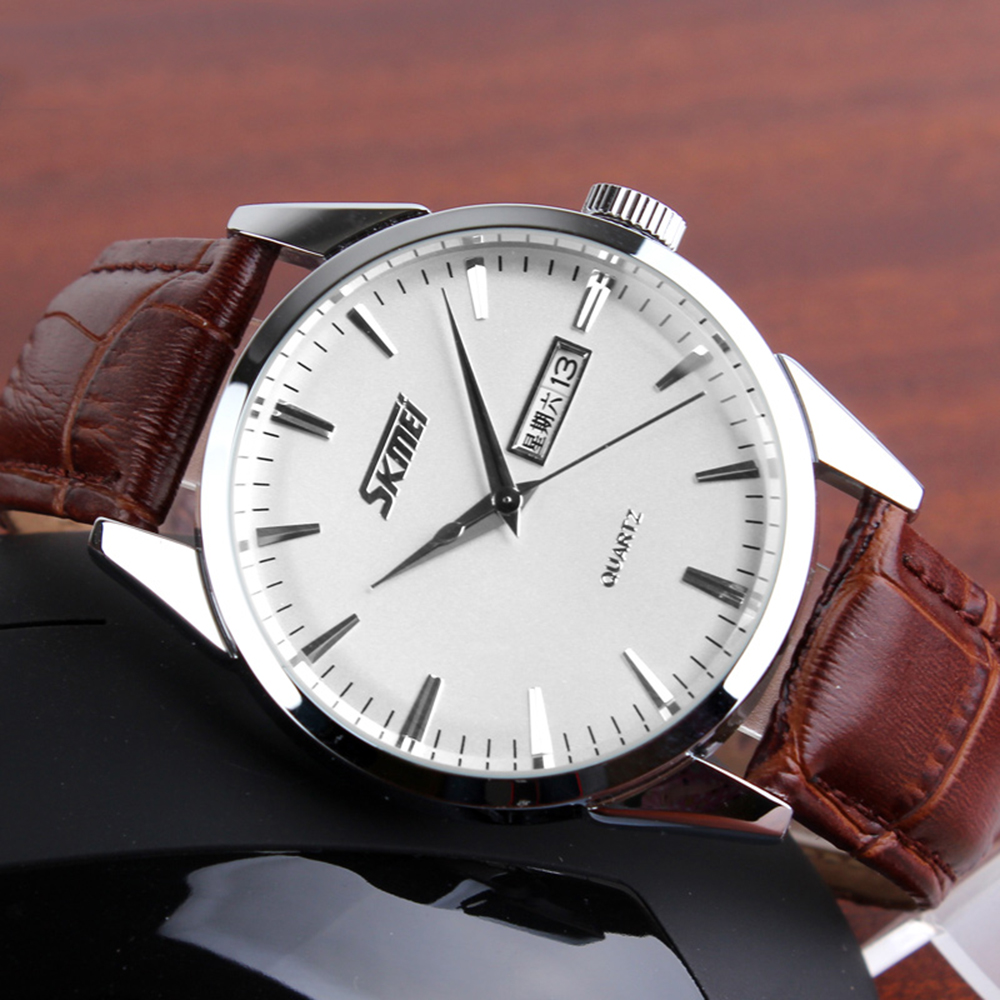 Skmei 9073SIWT-B Silver-White men SALE - Зображення 4