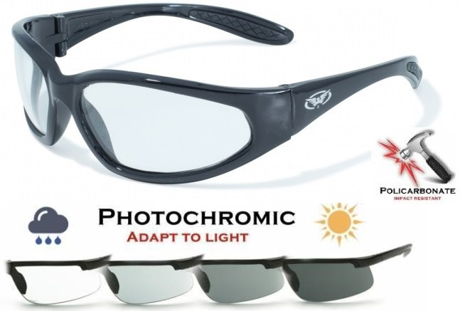 Окуляри фотохромні захисні Global Vision Hercules-1 Photochromic (clear) Anti-Fog, фотохромні прозорі