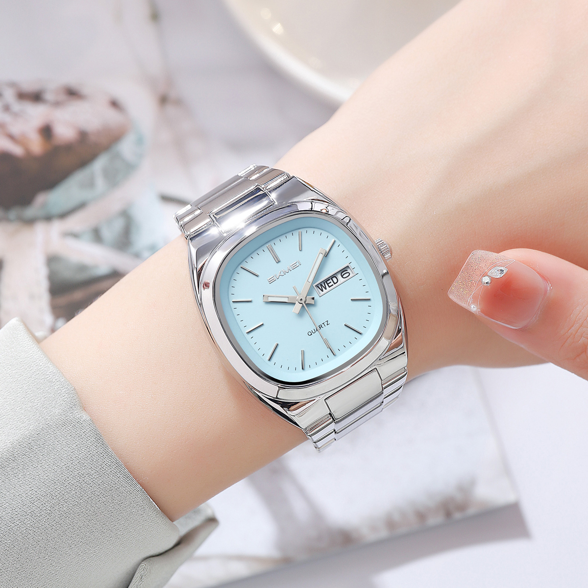 Skmei 2420SIBU Silver-Blue - Зображення 5