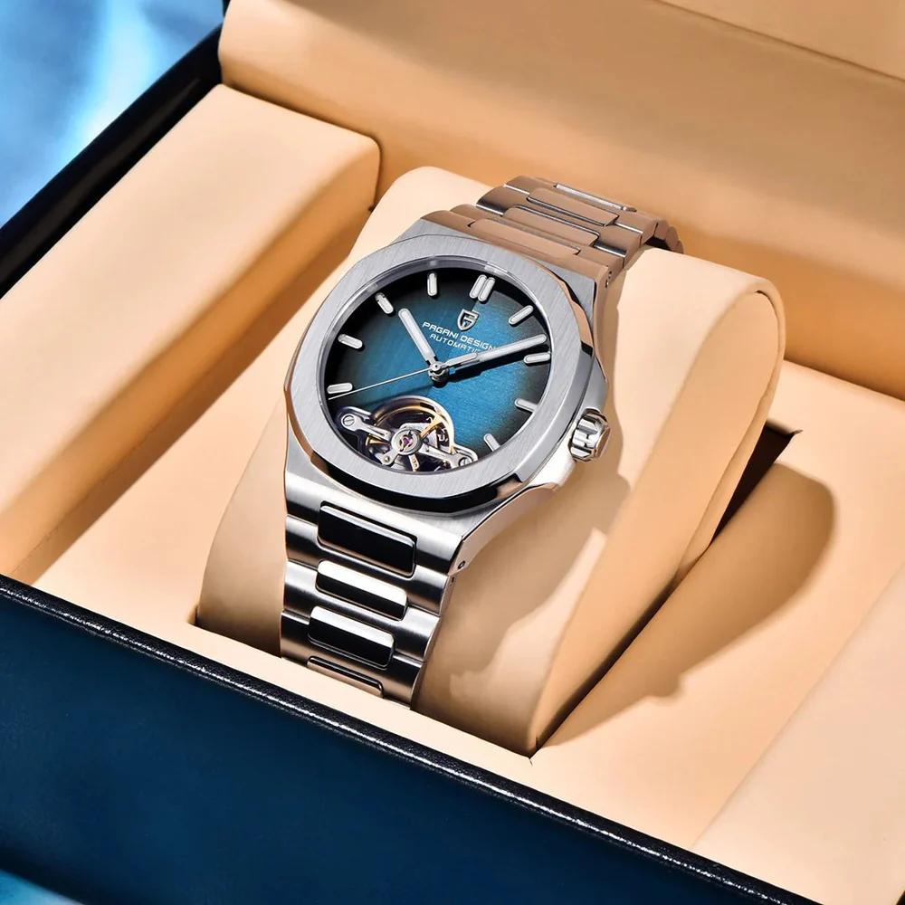 Чоловічий годинник Pagani Design PD-YS025 Silver-Blue - Зображення 5