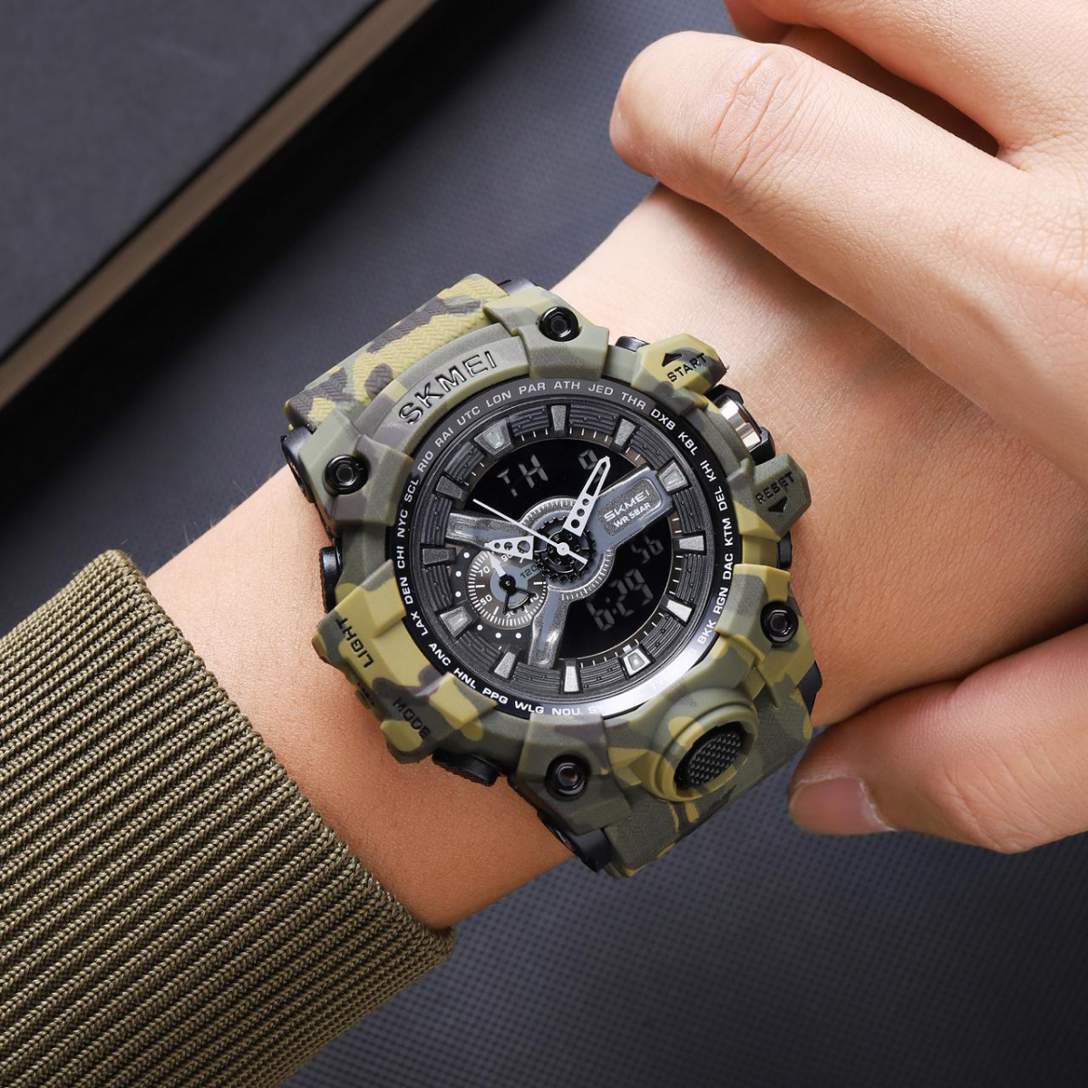 Skmei 2396CMGN Camo Green SALE 2025 - Зображення 5