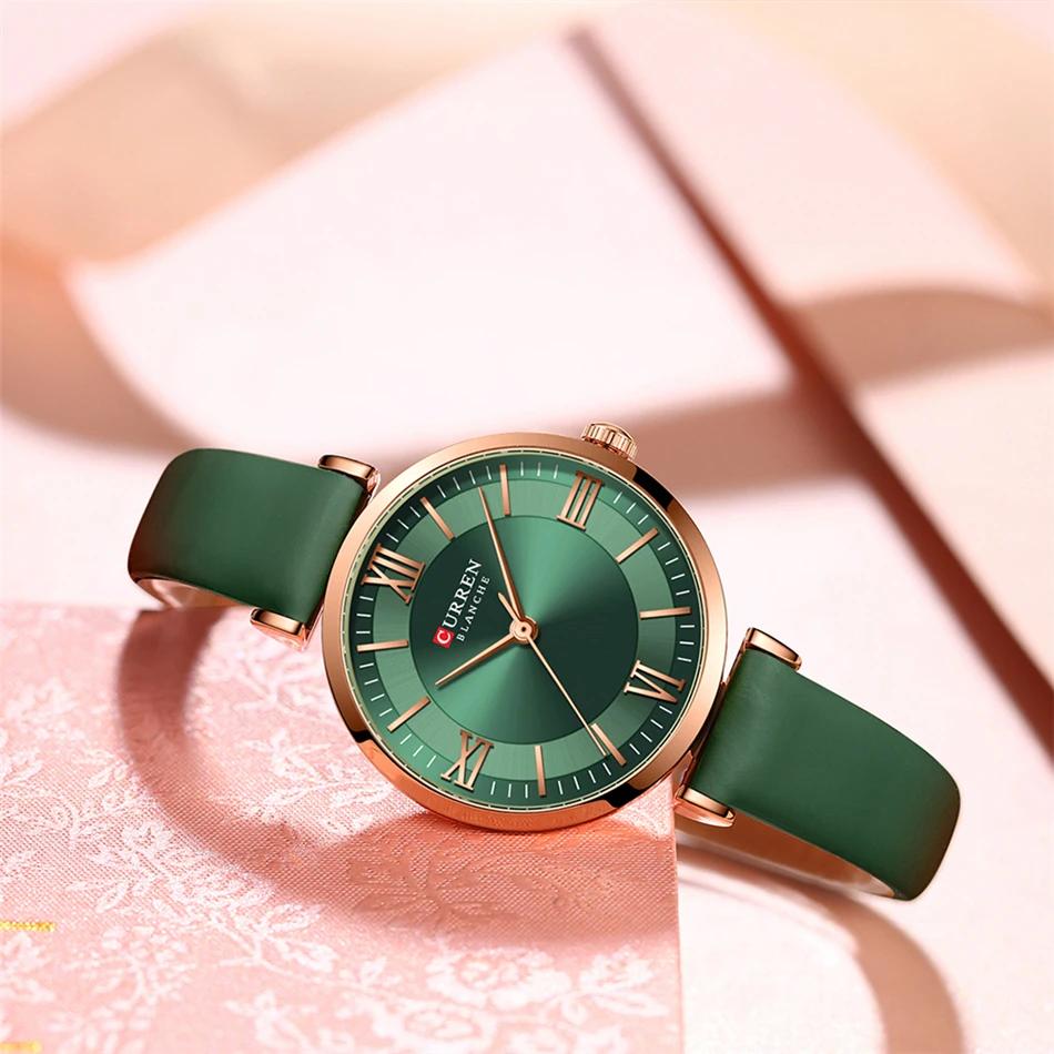 Сurren 9079 Rose Gold-Dark Green - Зображення 3