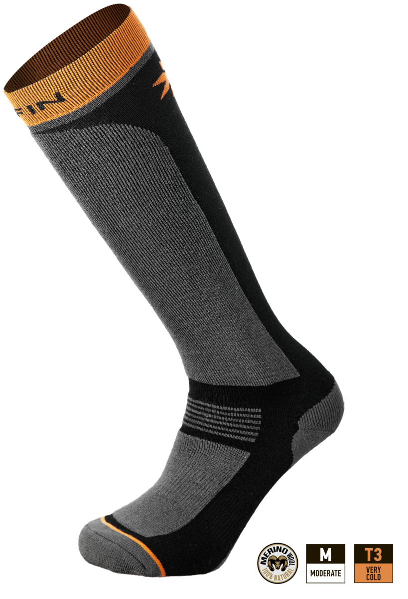 Шкарпетки Norfin T3M NORDIC MERINO LONG (35% вовна, 35% акрил, 25% Ny, 5% эласт) р.XL(45-47)