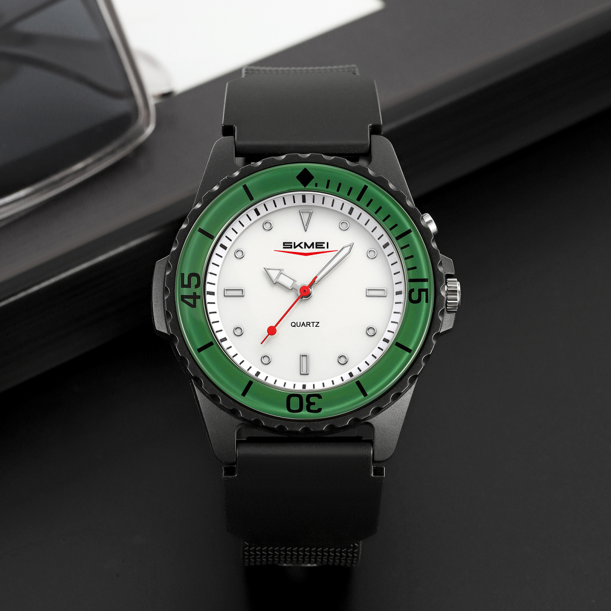 Skmei 2433BKGN Black-Green - Зображення 3