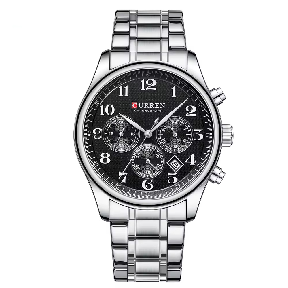 Curren 8466 Silver-Black - Зображення 2