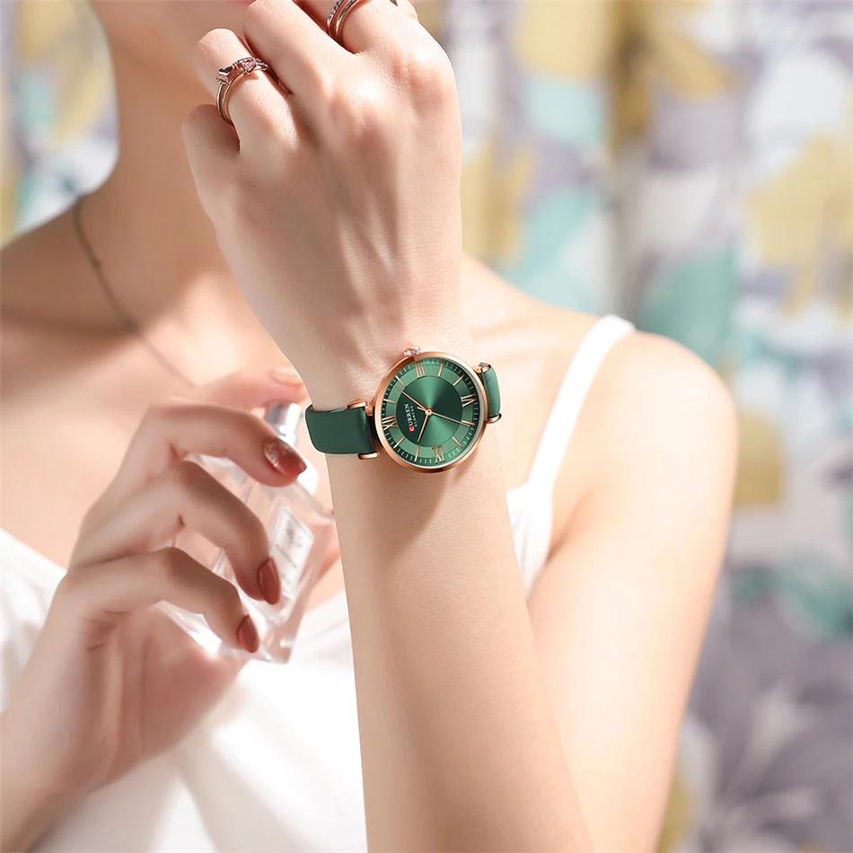 Сurren 9079 Rose Gold-Dark Green - Зображення 5