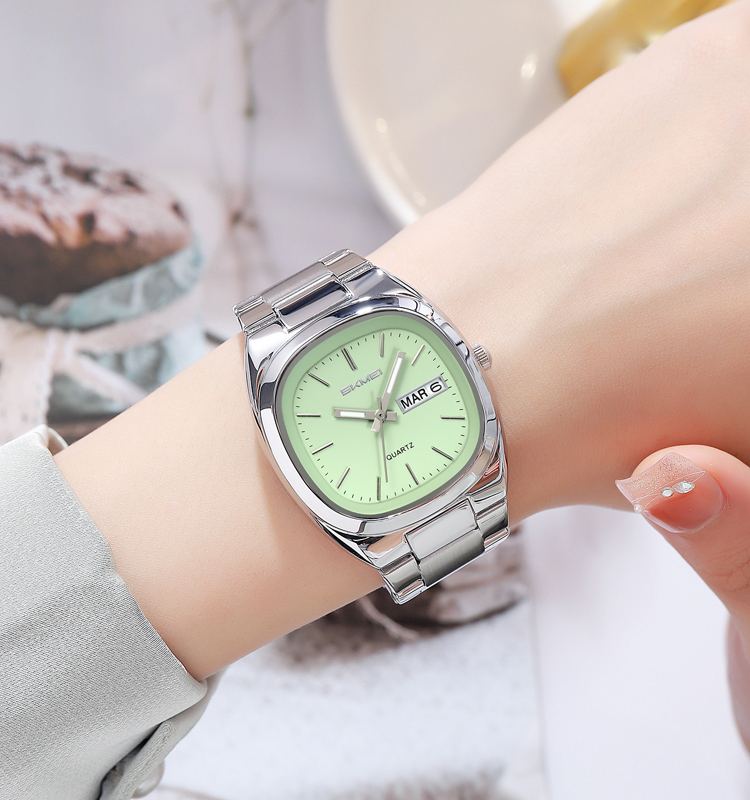 Skmei 2420SIGN Silver-Green - Зображення 4
