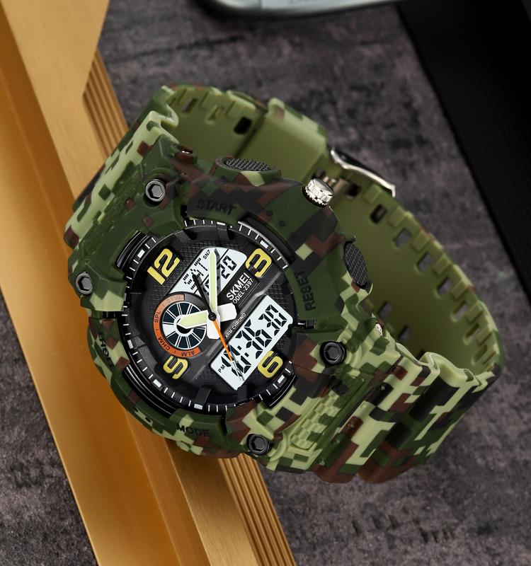 Skmei 2397CMGN Camo Green SALE 2025 - Зображення 3