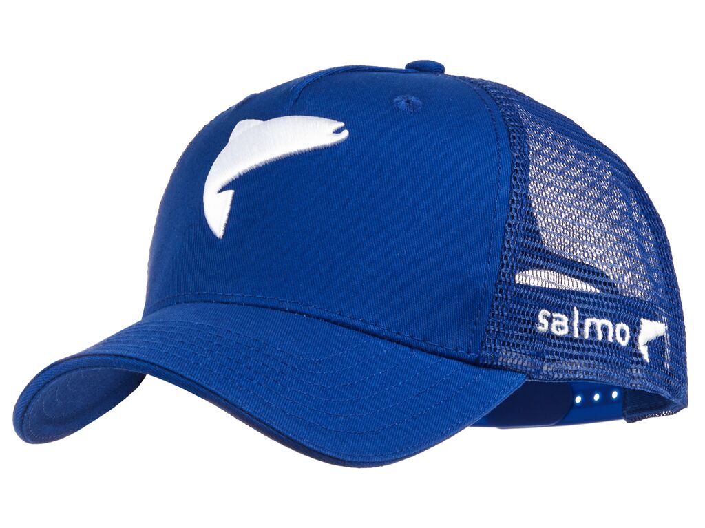 Бейсболка "SALMO" (blue, сітка) / AM-6003