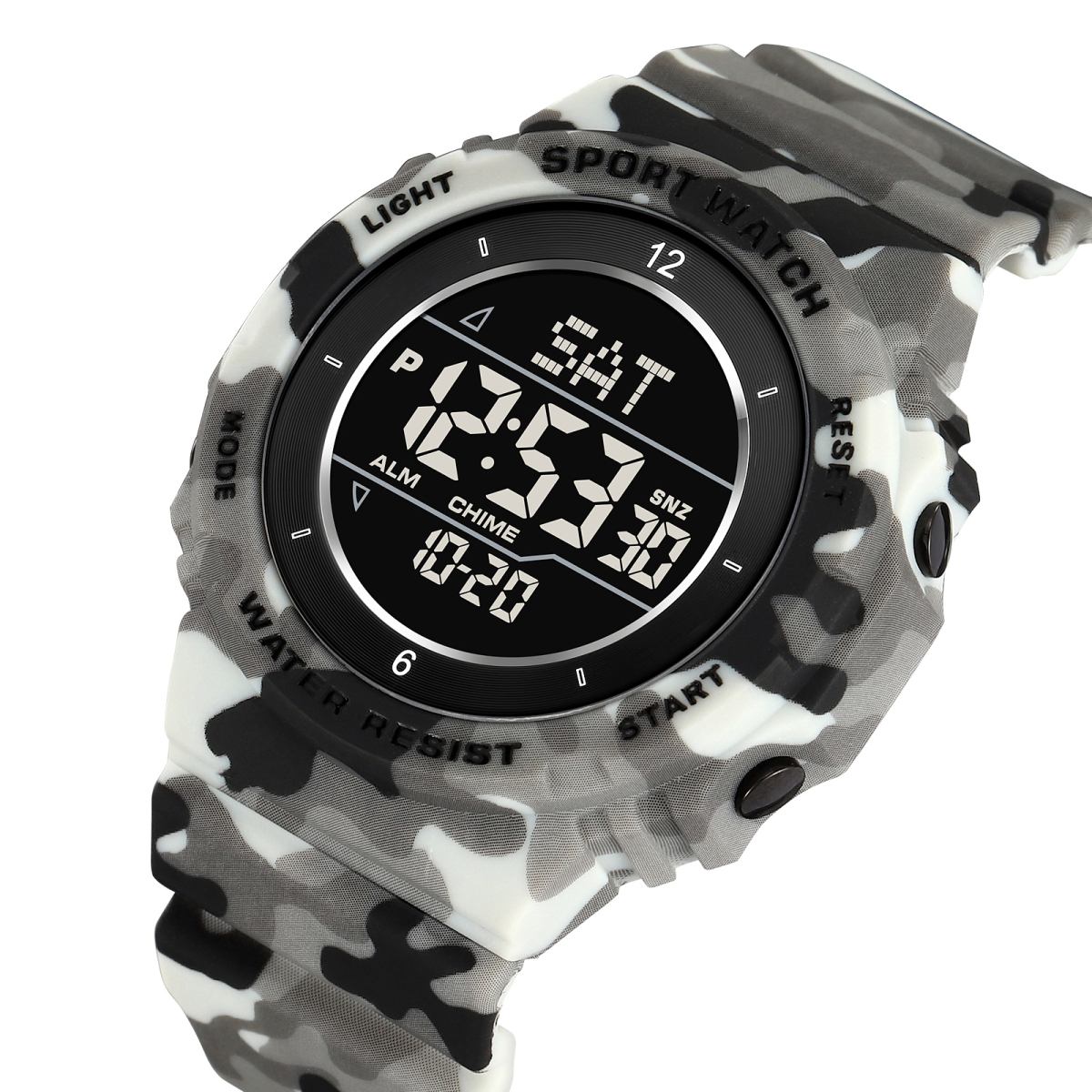 Skmei 2400CMGY Camo Grey STOPPED - Зображення 4