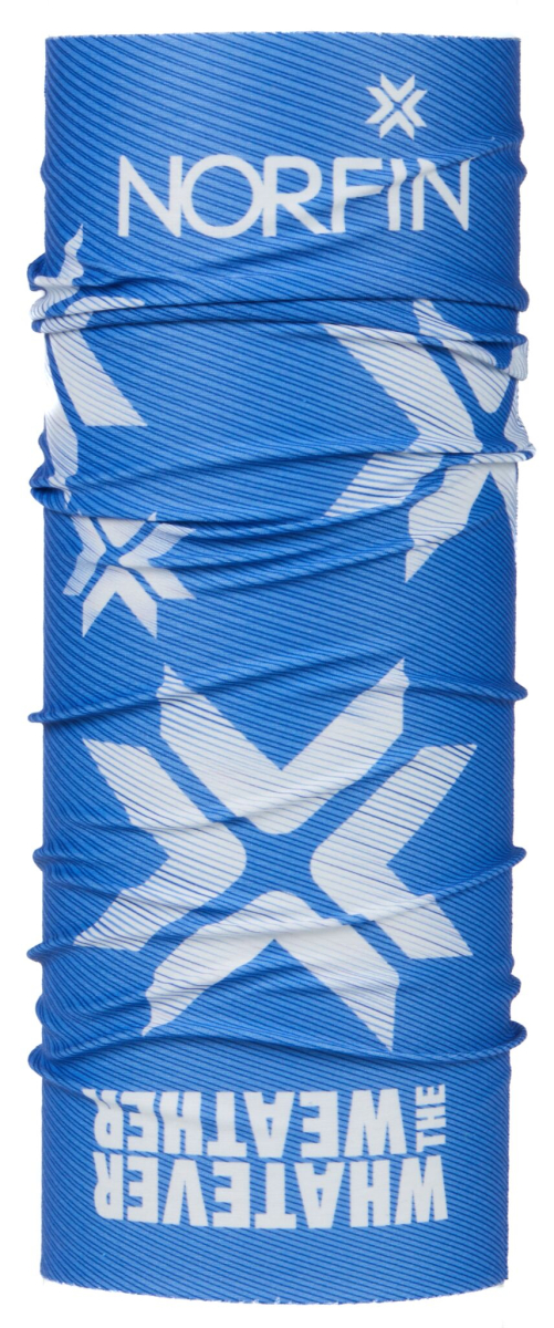 Бафф - захист обличчя/шиї/голови "NORFIN BANDANA" BLUE (PL,блакитний / білий) / AM-6525