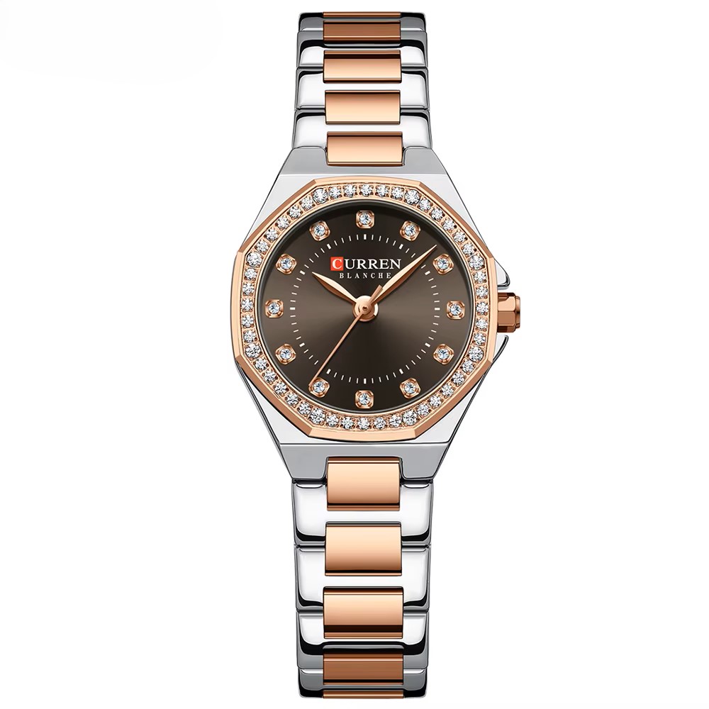Curren 9100 Silver-Rose Gold-Brown - Зображення 2