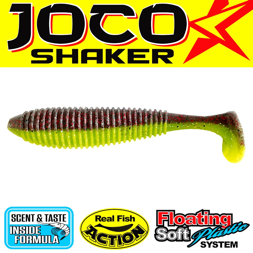 Віброхвіст силікон. JOCO SHAKER LJ Pro Series 4,5 "/T44 *3.