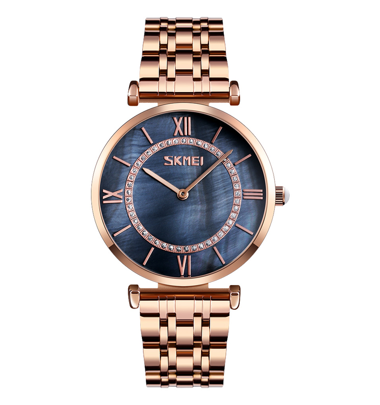 Наручний годинник Skmei 9198RGBKH-B Rose Gold-Black Men Size