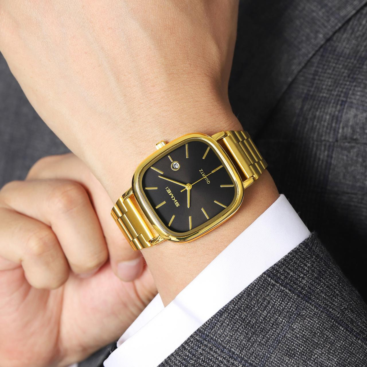 Skmei 2551GDBK Gold-Black - Зображення 5