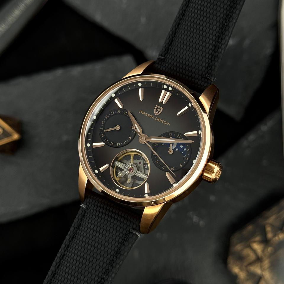 Чоловічий годинник Pagani Design PD-YS021 Black-Gold - Зображення 6