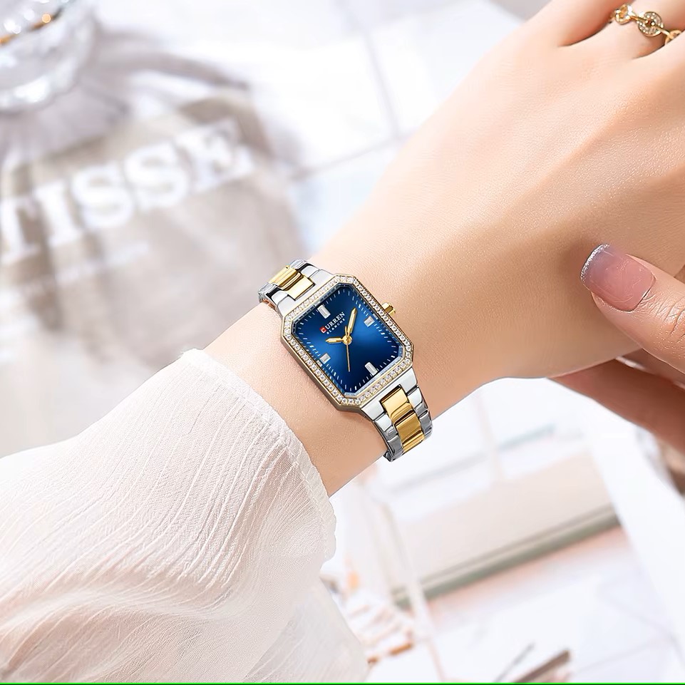 Curren 9102 Silver-Gold-Blue STOPPED - Зображення 3