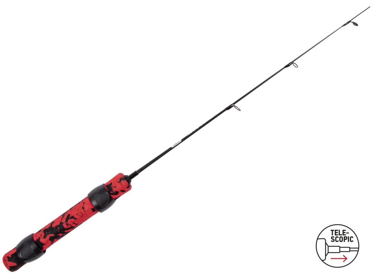 Вудка зимова телескоп Lucky John ICE JIG Light (стекл.) 50см