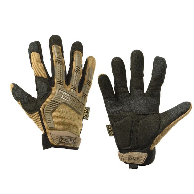 Тактичні рукавички Mechanix M-Pact повнопалі сенсорні (MPT-72-008) Coyote / Black