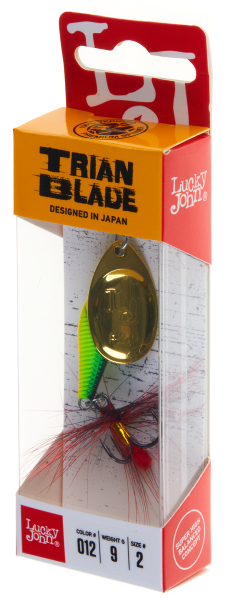 Блешня оберт. Lucky John Trian Blade Round №2 / 9г, 012, 012