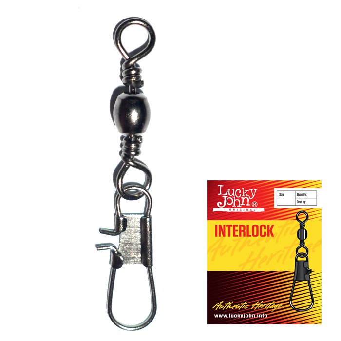 Застібка+вертлюг LJ INTERLOCK 005 / *10