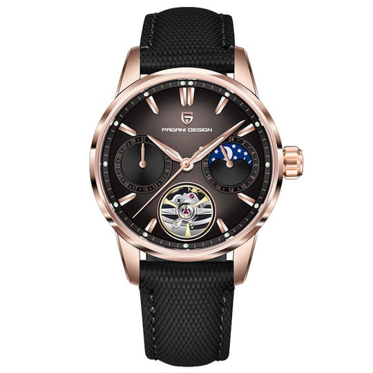Чоловічий годинник Pagani Design PD-YS021 Black-Gold - Зображення 2