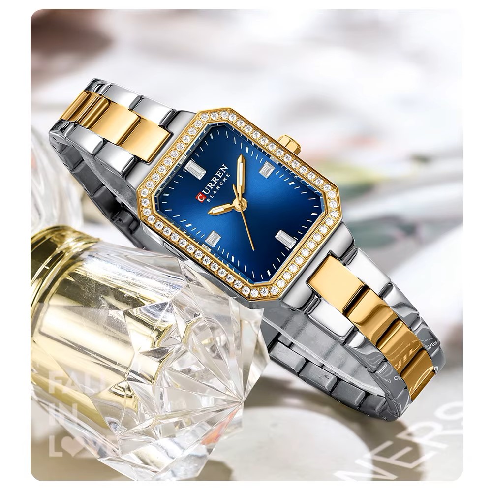 Curren 9102 Silver-Gold-Blue STOPPED - Зображення 4
