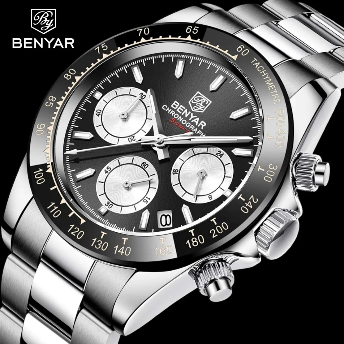 Benyar BY-5169 Silver-Black-White - Зображення 3