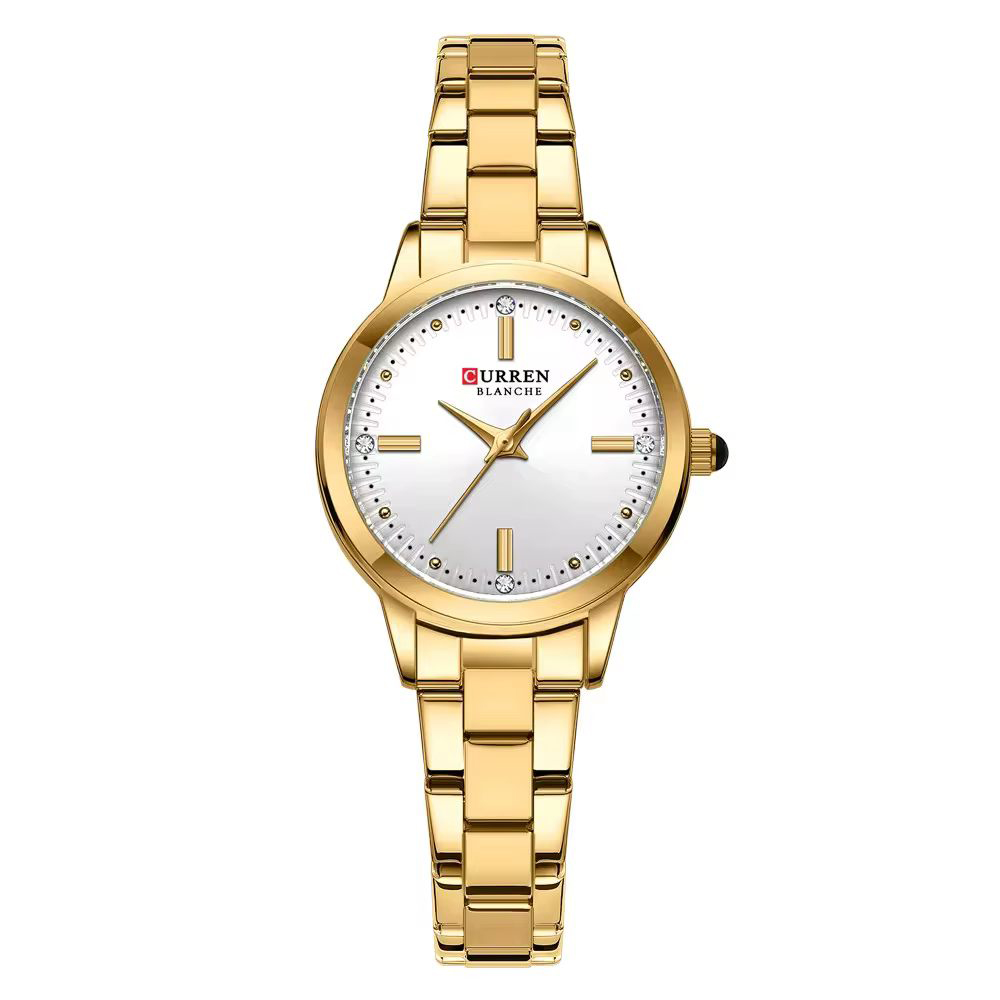 Curren 9094 Gold-White STOPPED - Зображення 2