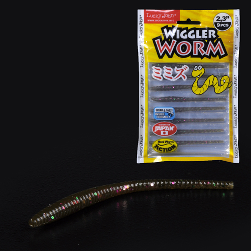 Слаг силікон. WIGGLER WORM LJ Pro Series 2,3 "/ S21 *9
