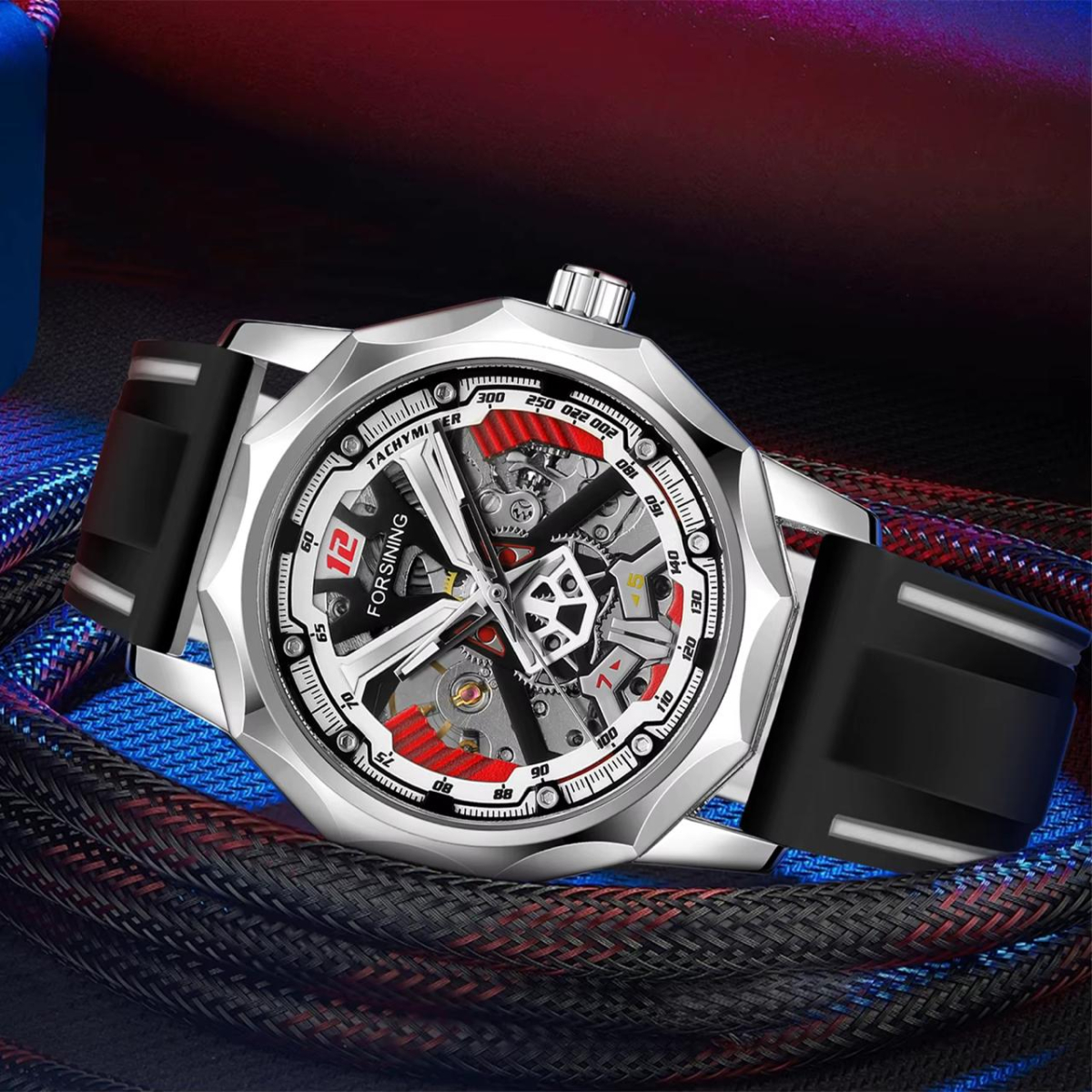 Forsining 8284 Silver-Black - Зображення 3