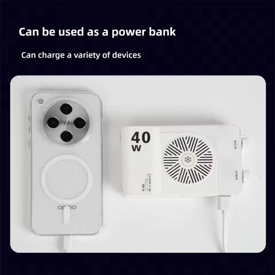 Портативний LED світильник 40W U-40 Bi-Color 2500–9000K CRI95+ з акумулятором та Power Bank - Зображення 11