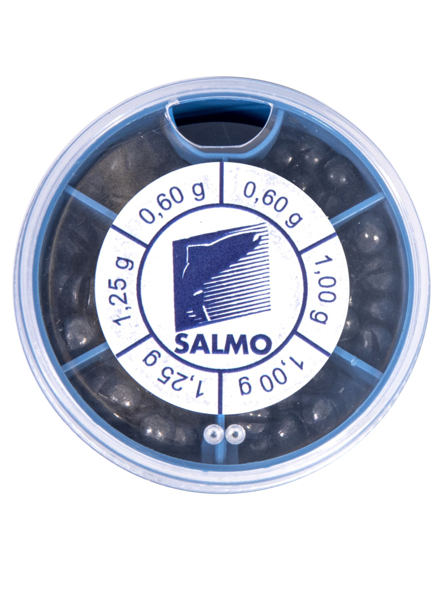 Грузило розрізне (набір) Salmo ДРОБИНКА KP 50г (2х0,6/2х1/2х1,25г)