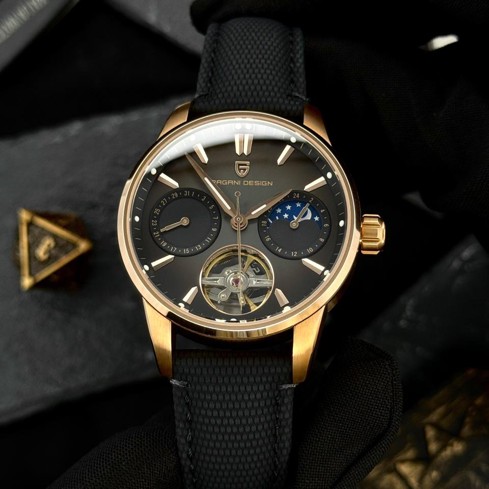 Чоловічий годинник Pagani Design PD-YS021 Black-Gold - Зображення 3