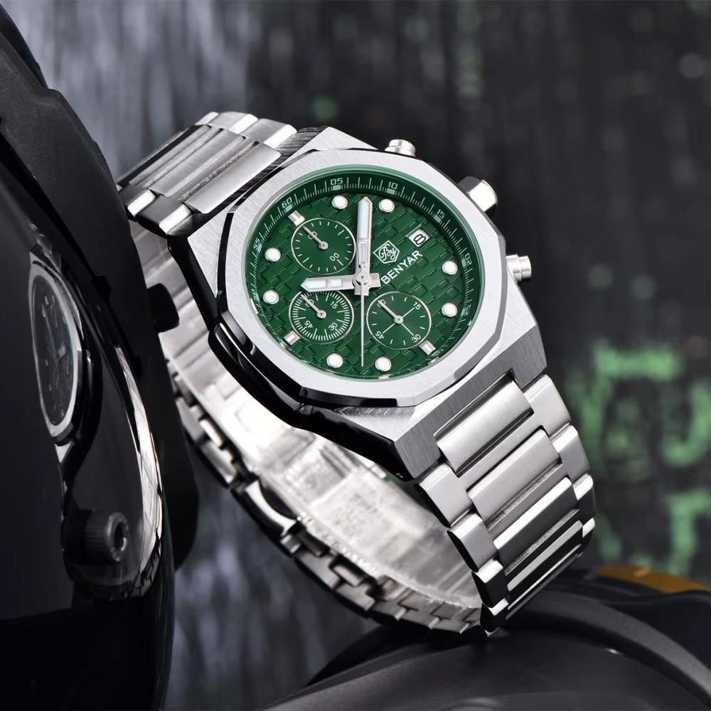 Benyar BY-5216 Silver-Green - Зображення 4