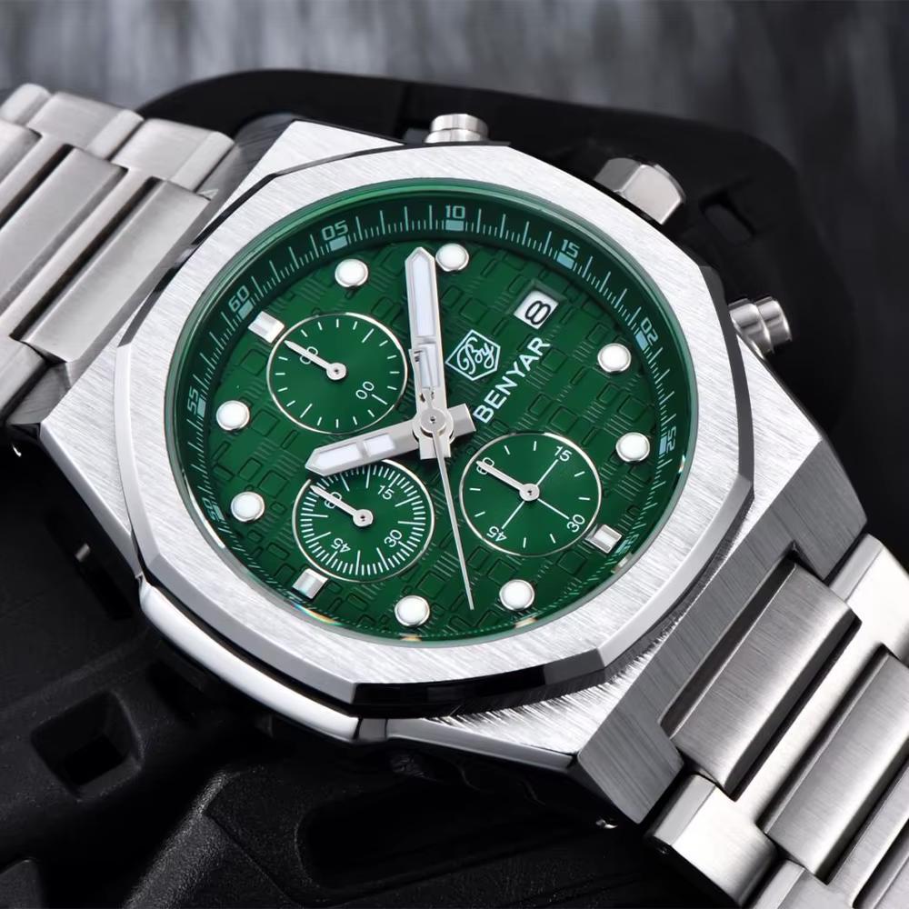 Benyar BY-5216 Silver-Green - Зображення 5