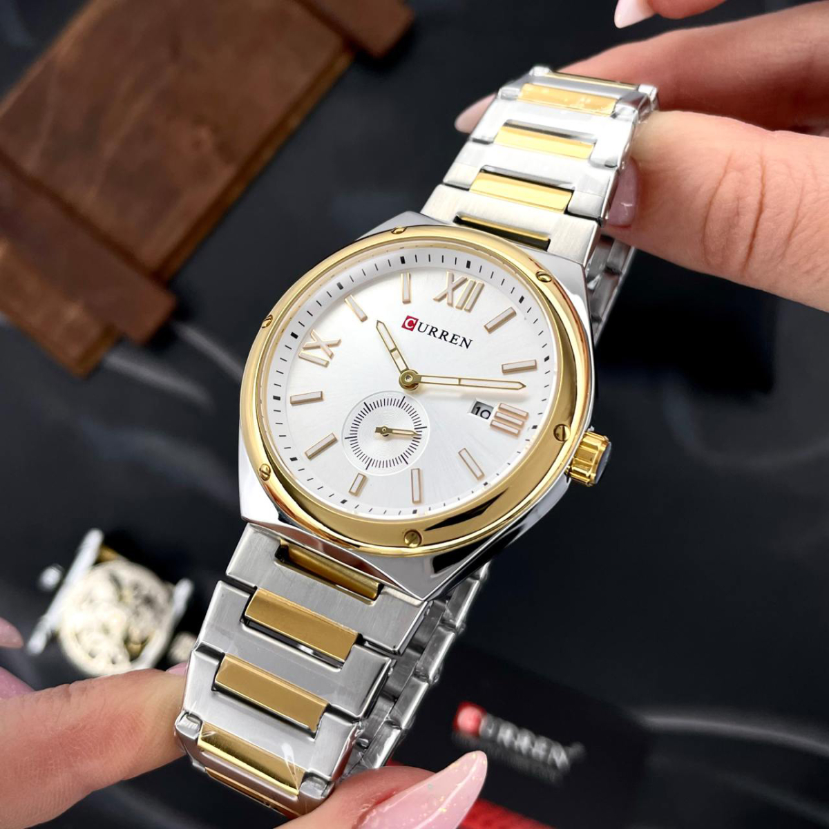 Curren 8471 Silver-Gold-White - Зображення 6