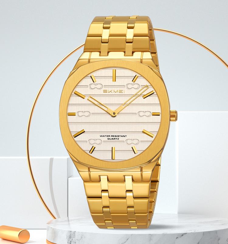 Skmei 9372GDSI Gold-Silver STOPPED - Зображення 3