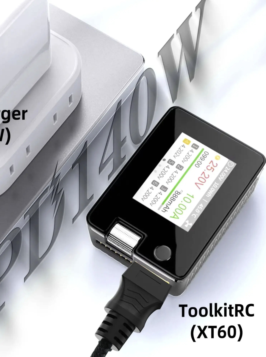 Кабель-перехідник USB Type-C до XT60 PD 140 Вт - Зображення 5