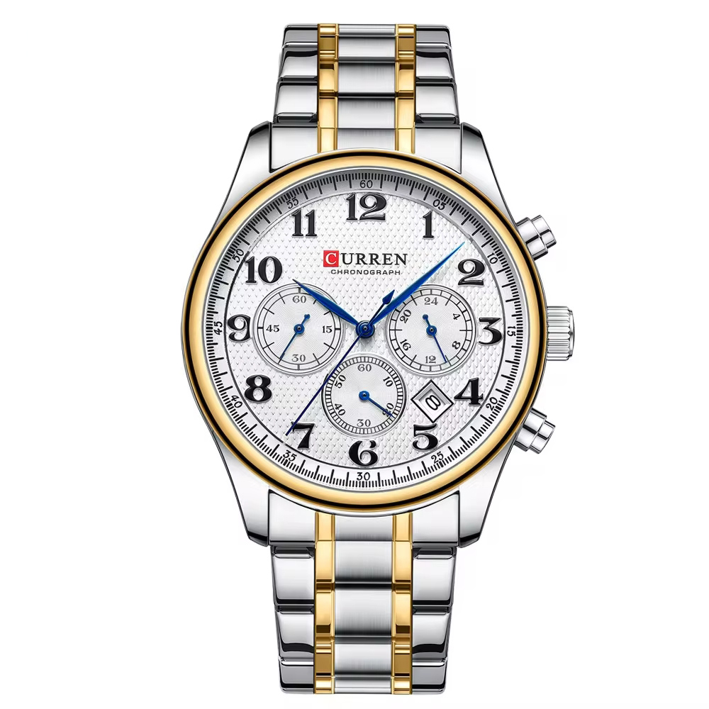 Curren 8466 Silver-Gold-White - Зображення 2