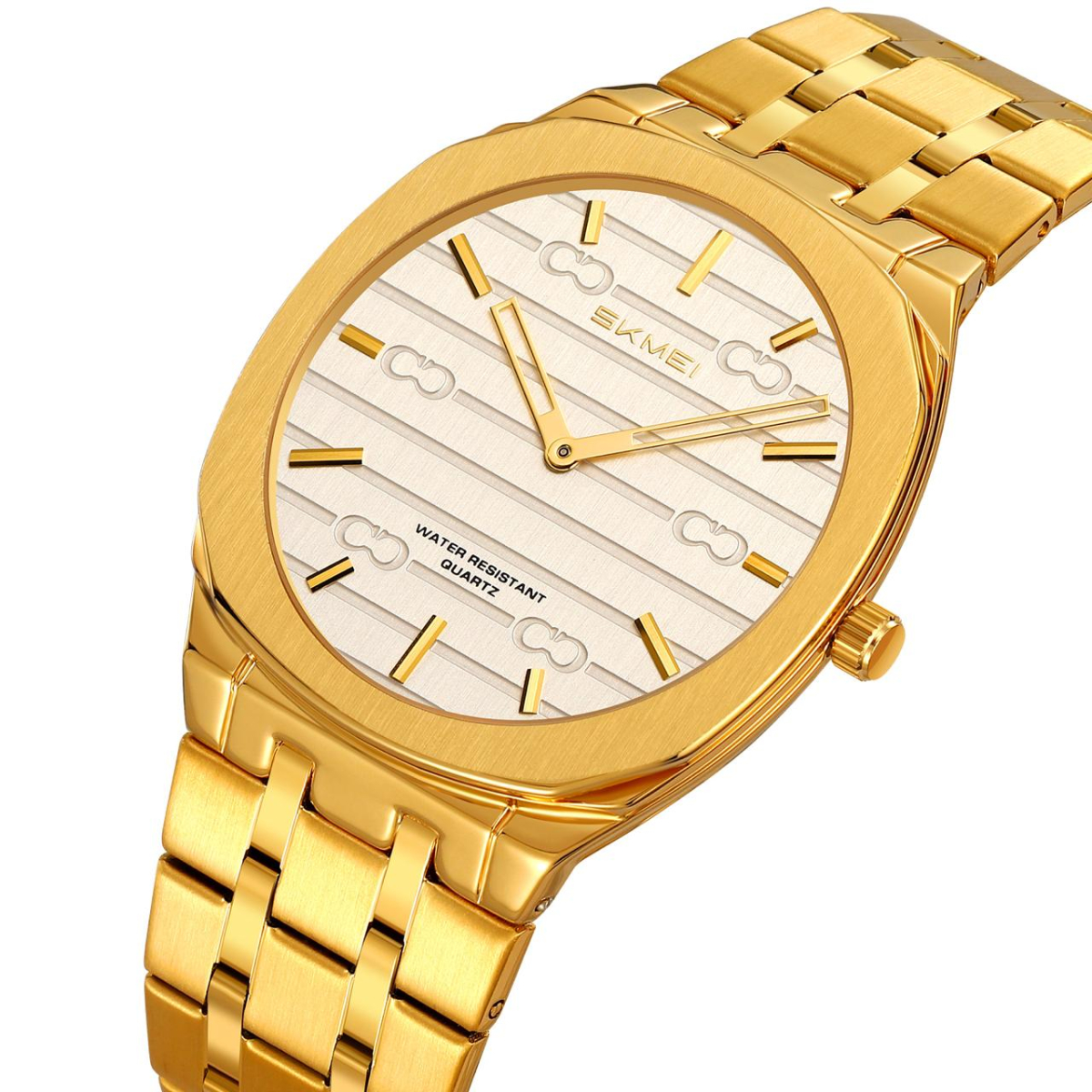 Skmei 9372GDSI Gold-Silver STOPPED - Зображення 6