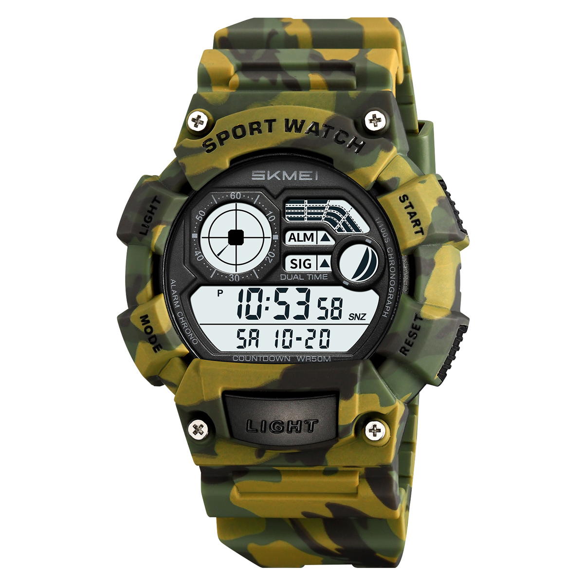 Skmei 2403CMGN Camo Green STOPPED - Зображення 2