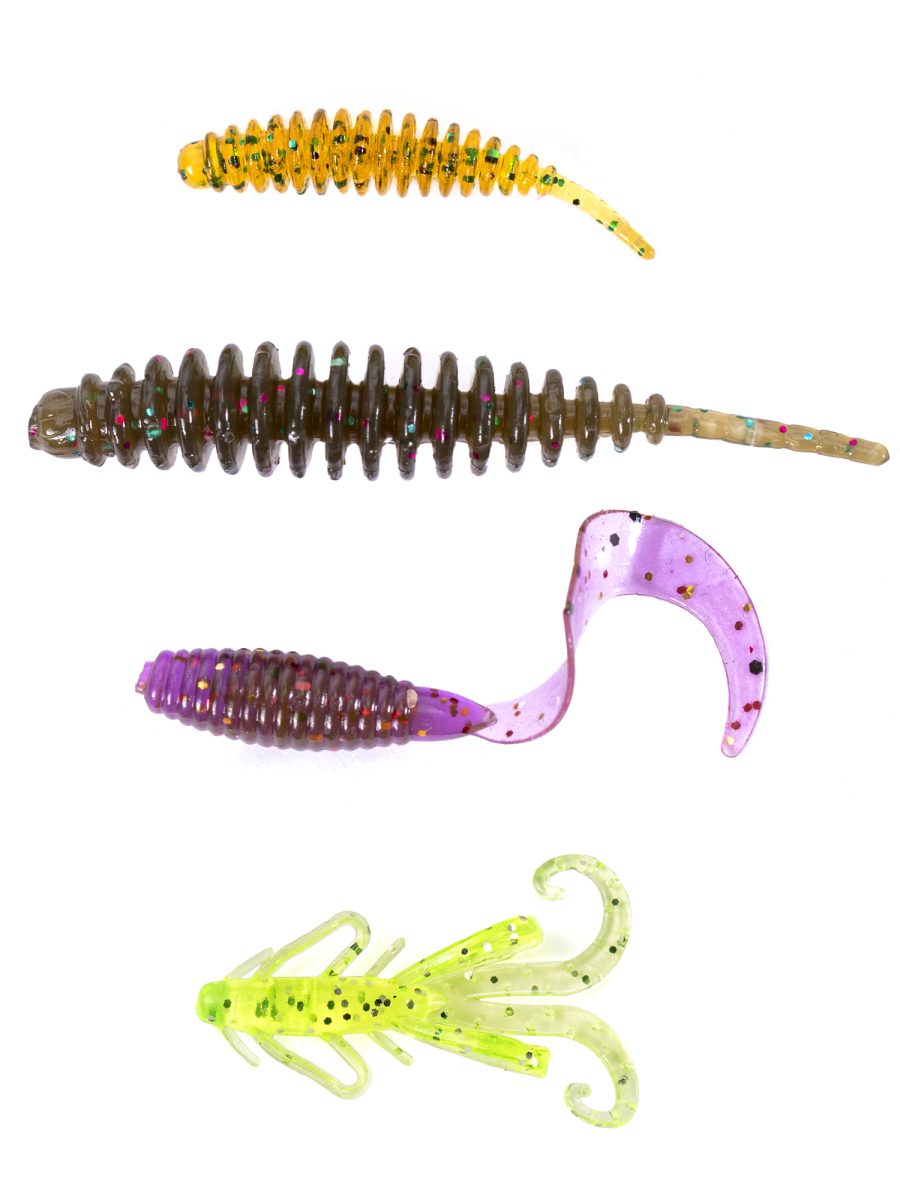 Набір силіконових приманок Lucky John Street Fishing Pack, 006set, 006SET