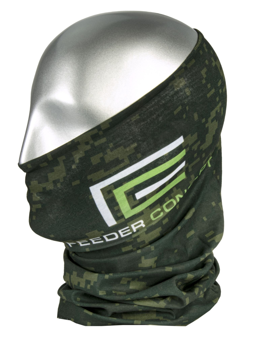 Бафф - захист обличчя/шиї/голови "FEEDER CONCEPT" CAMO GREEN (PL, камуфл.зелений) / AM-6518